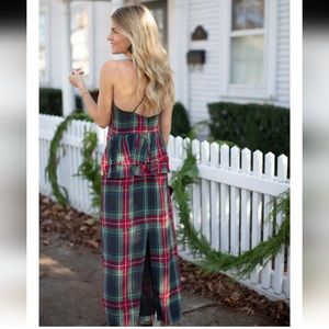 J. CREW Tarten Plaid Silk Ruffle Back Maxi Dress 4